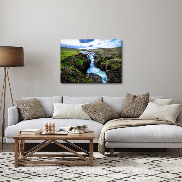 Slika slapa između stijena (70x50 cm)