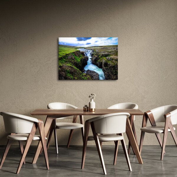 Slika slapa između stijena (70x50 cm)