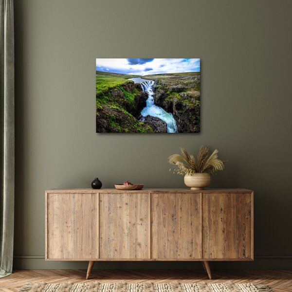 Slika slapa između stijena (70x50 cm)