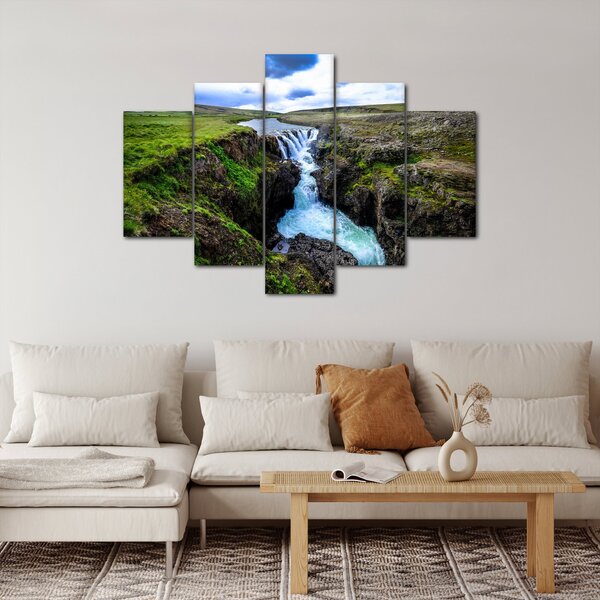 Slika slapa između stijena (150x105 cm)