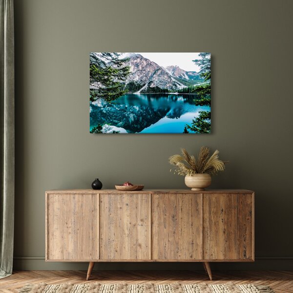Slika jezera u Alpama (90x60 cm)