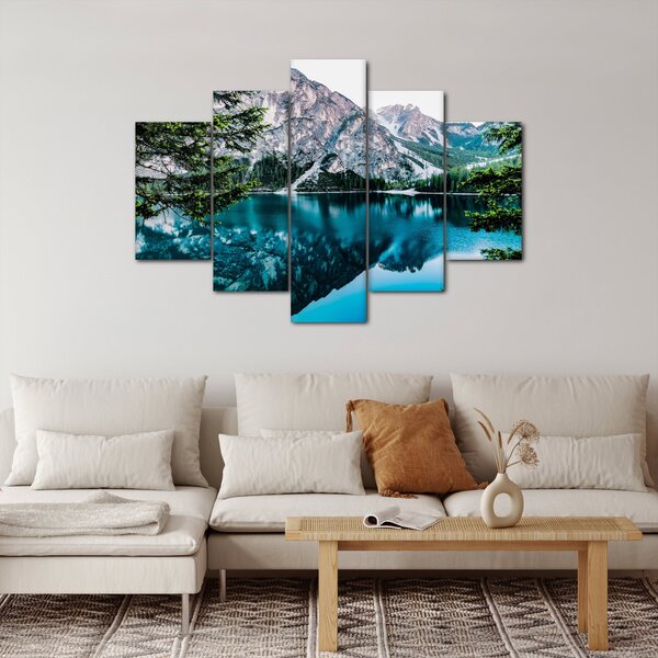 Slika jezera u Alpama (150x105 cm)