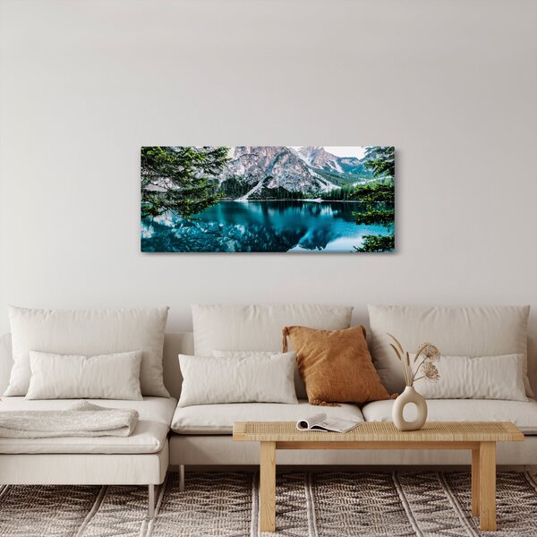 Slika jezera u Alpama (120x50 cm)
