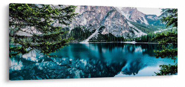 Slika jezera u Alpama (120x50 cm)