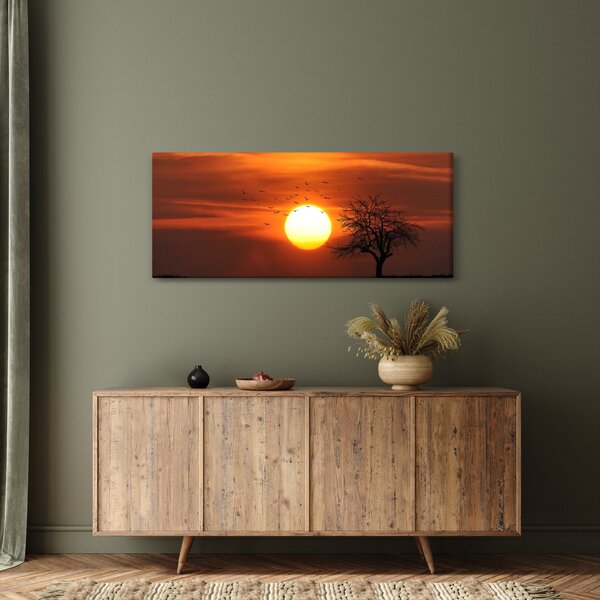 Slika - Zalazak sunca (120x50 cm)