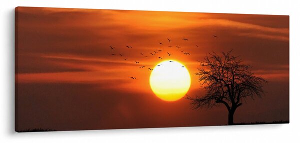 Slika - Zalazak sunca (120x50 cm)