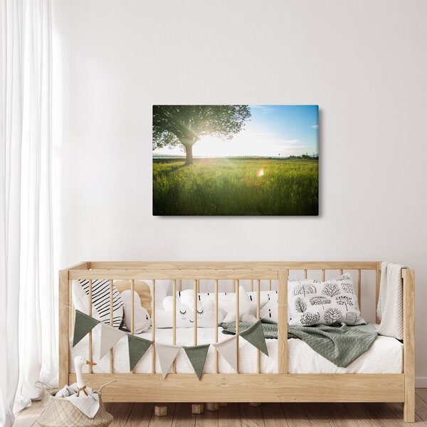 Slika stabla u polju (90x60 cm)