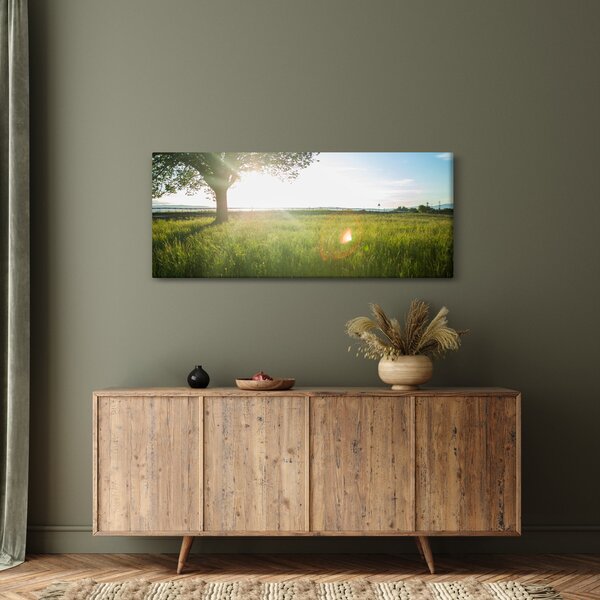 Slika stabla u polju (120x50 cm)