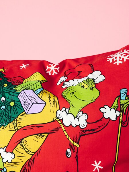 Sinsay - Komplet pamučne posteljine s božićnim uzorkom Grinch