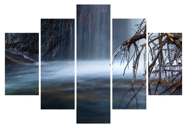 Slika zimske lagune (150x105 cm)