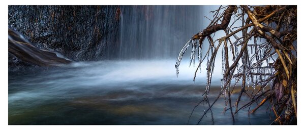 Slika zimske lagune (120x50 cm)