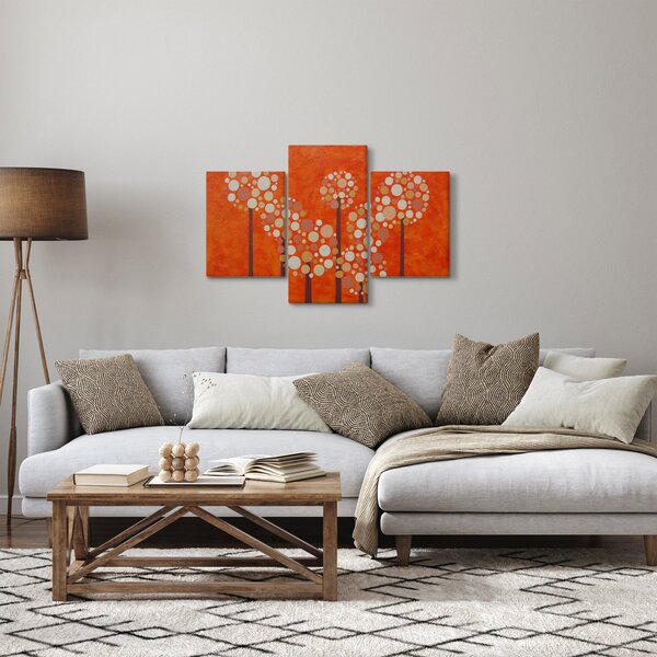 Slika - Narančasta šuma (90x60 cm)