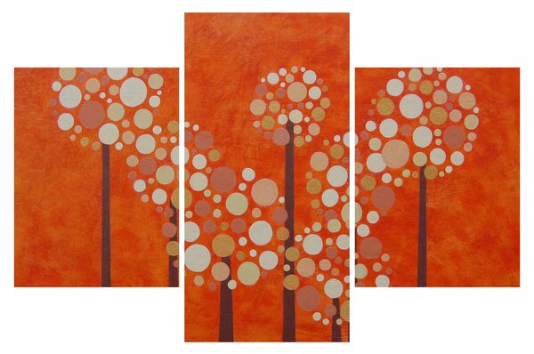 Slika - Narančasta šuma (90x60 cm)