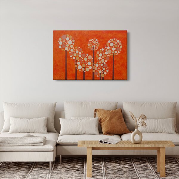 Slika - Narančasta šuma (90x60 cm)