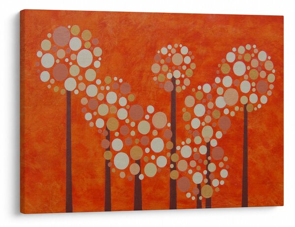 Slika - Narančasta šuma (70x50 cm)