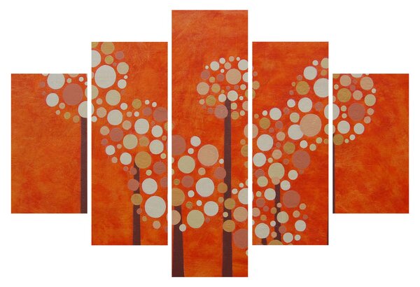Slika - Narančasta šuma (150x105 cm)