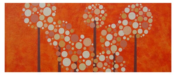 Slika - Narančasta šuma (120x50 cm)
