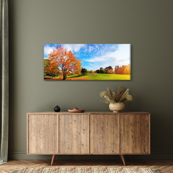 Slika - Jesenski krajolik (120x50 cm)