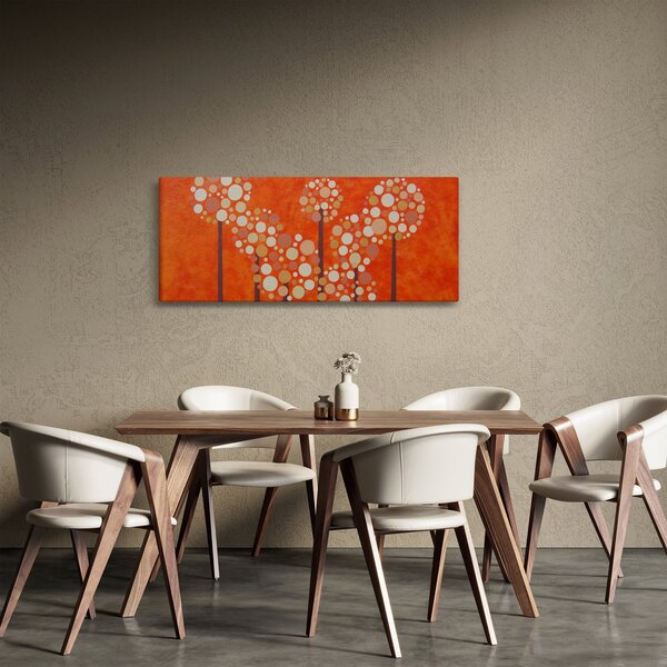 Slika - Narančasta šuma (120x50 cm)