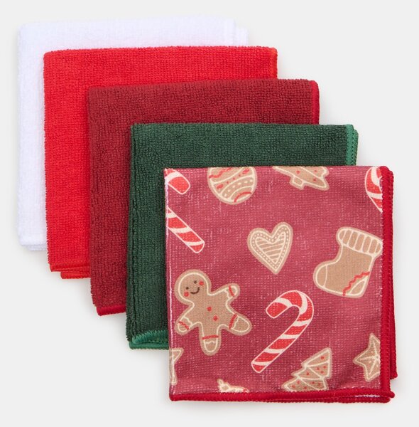 Sinsay - Set krpa s božićnim motivom 5 pack