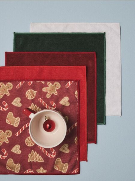Sinsay - Set krpa s božićnim motivom 5 pack