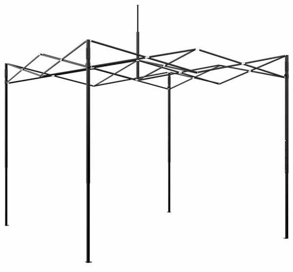 Staklenik s sklopivim okvirom Zelena 290 x 290 x 315 cm Željezo - 290 x 290 x 315 cm