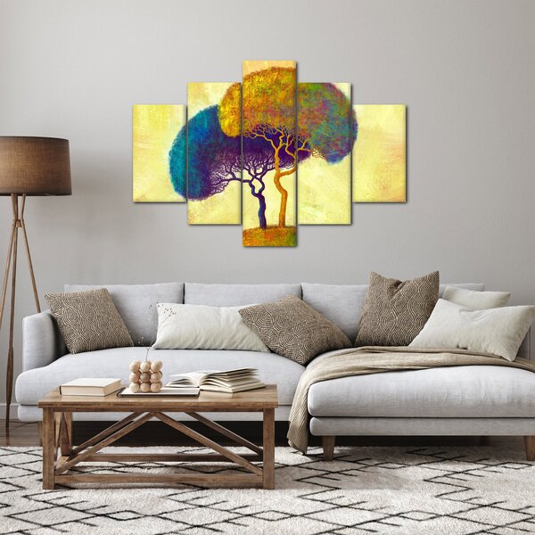 Slika - Drveće na brdu (150x105 cm)