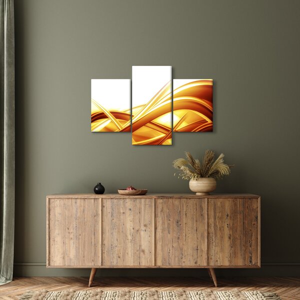 Slika -Žuta apstrakcija (90x60 cm)