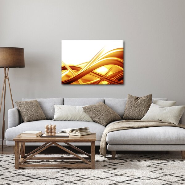 Slika -Žuta apstrakcija (70x50 cm)
