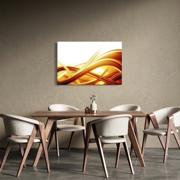 Slika -Žuta apstrakcija (90x60 cm)