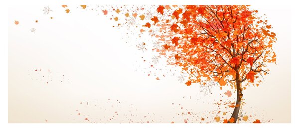 Slika -Stablo na vjetru (120x50 cm)