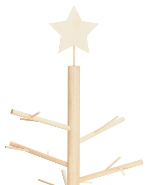 Drveno božićno drvce KOTKA 240 cm Masivna borovina Prirodno - 240 cm Prirodna (neobrađena)