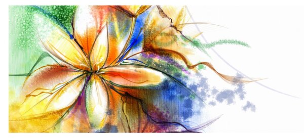 Slika - Cvijet (120x50 cm)