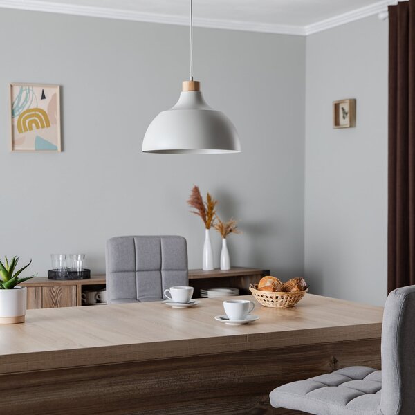 Viseće Svjetiljka TK Lighting, Kaitt, prigušiv, Bež, Dnevna soba, Metal, Skandinavski
