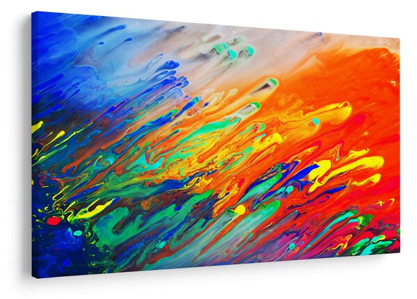 Slika - Apstrakcija u boji (90x60 cm)