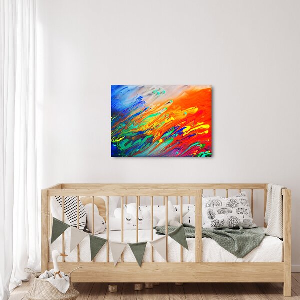 Slika - Apstrakcija u boji (70x50 cm)