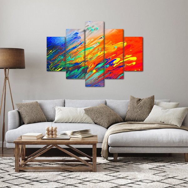 Slika - Apstrakcija u boji (150x105 cm)