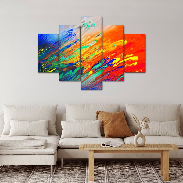 Slika - Apstrakcija u boji (150x105 cm)