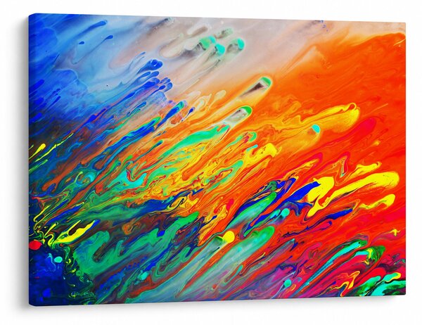 Slika - Apstrakcija u boji (70x50 cm)