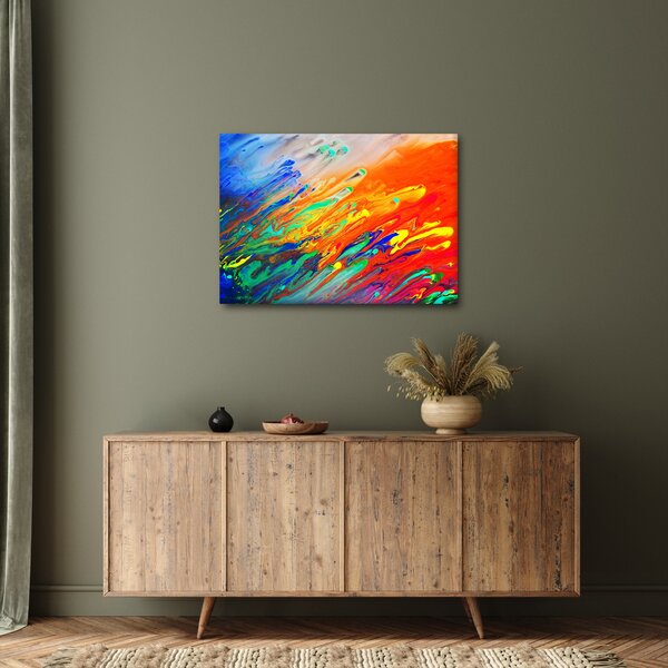 Slika - Apstrakcija u boji (70x50 cm)