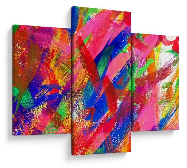 Slika - Apstrakcija u boji (90x60 cm)