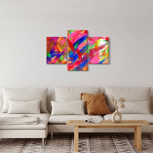Slika - Apstrakcija u boji (90x60 cm)