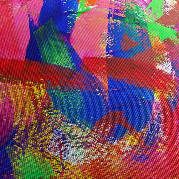 Slika - Apstrakcija u boji (90x60 cm)
