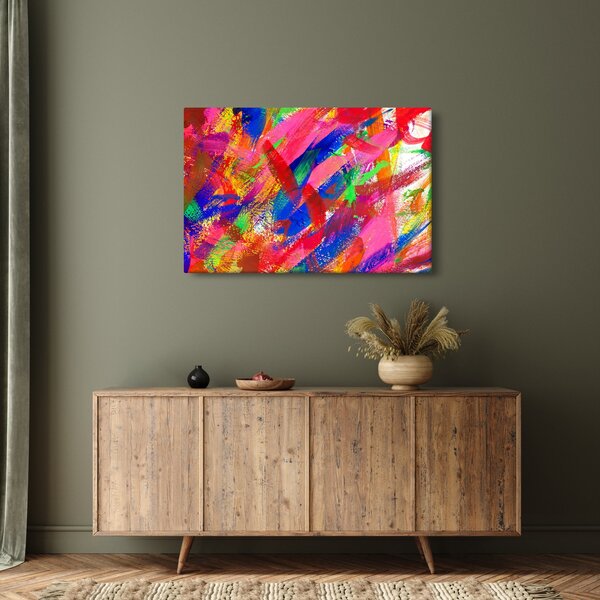 Slika - Apstrakcija u boji (90x60 cm)