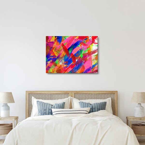 Slika - Apstrakcija u boji (70x50 cm)