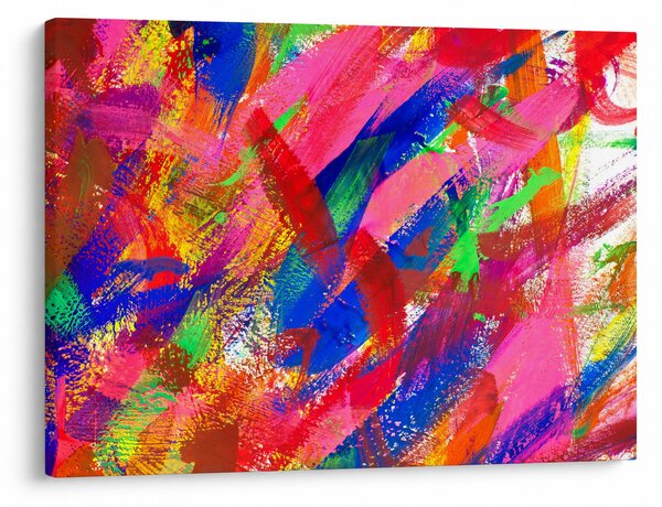 Slika - Apstrakcija u boji (70x50 cm)