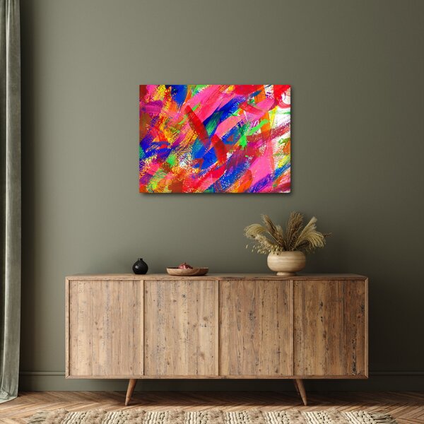 Slika - Apstrakcija u boji (70x50 cm)