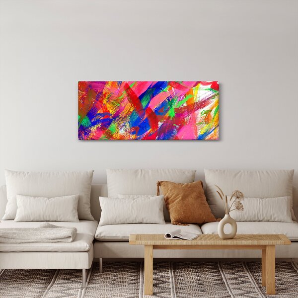 Slika - Apstrakcija u boji (120x50 cm)