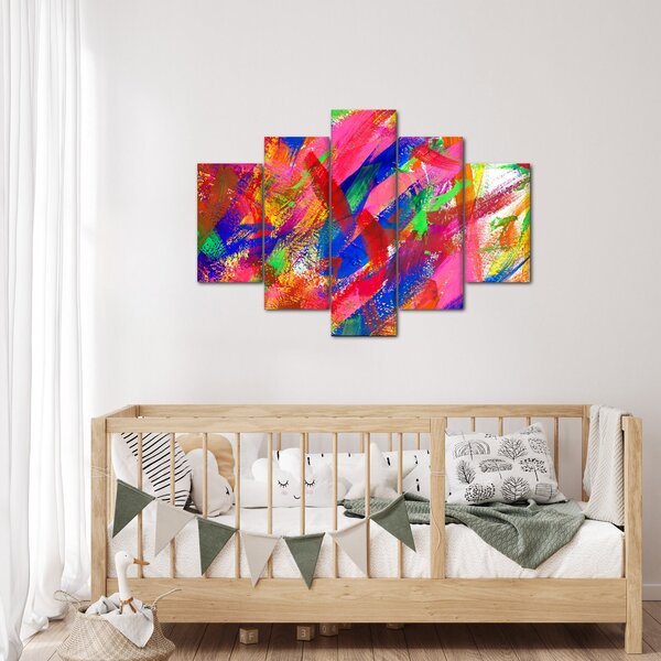 Slika - Apstrakcija u boji (150x105 cm)