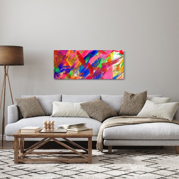Slika - Apstrakcija u boji (120x50 cm)